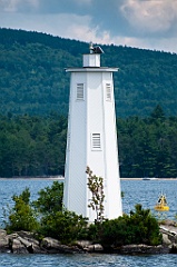Loon Island Lighthouse Tower on Lake Sunapee